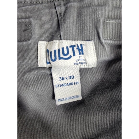Duluth Flex Fire Hose Pants Mens 36x30 Gray Workwear Cargo Standard Fit Durable - Picture 11 of 14